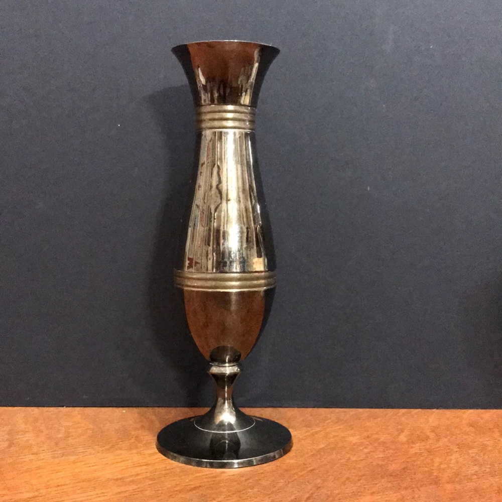 Silver Flower Vase